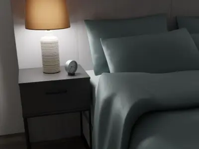 Modern Bedroom design 3D model 3D model