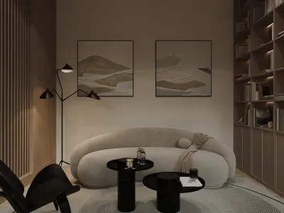 Apartment Scene 3D model