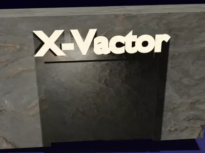 X-Vactor Stone Gate 3D Model Low-poly 3D model