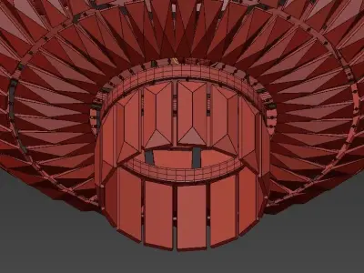 Finland Crystal Chandelier 3D model