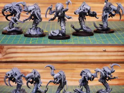 Iron Hive - Elite Subfurox squad 3D print model