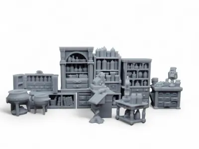 Potion Shop 3D print model