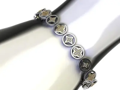 lv bracelet  3D print model