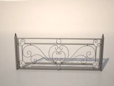 Free Architectural Fence 2 Free 3D model