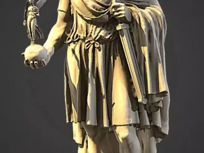 Vendome Statue 3D print model
