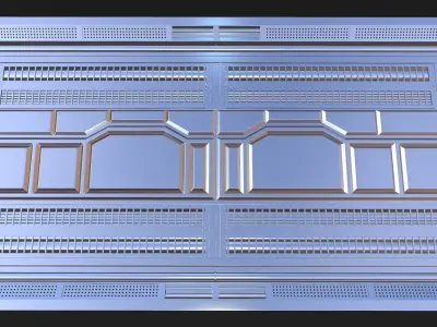 Sci-Fi Tile 3D model