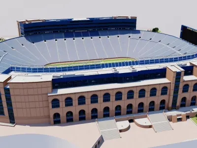 Michigan Stadium - USA 3D model