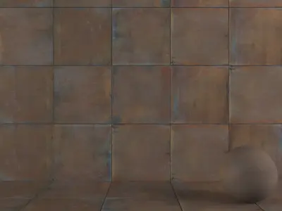 Wall Tiles Museum Iron Oxide 80x80 Texture