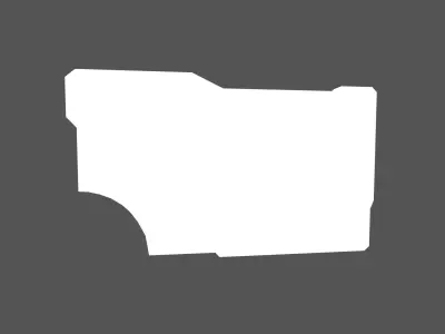 UHD High tech Graphical Interface v9 001 Low-poly 3D model