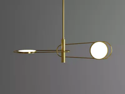 Lamp for interior 001 3D model
