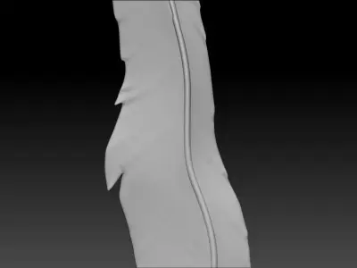 Feather Pendant 3D Printable Model Free 3D print model