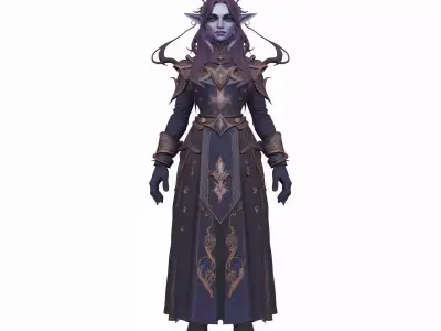 Elite Elven Prof Pack Night Blood Elf - 10 Models Collection