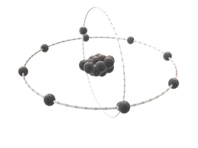 Neon Chemical Element v1 001 Low-poly 3D model