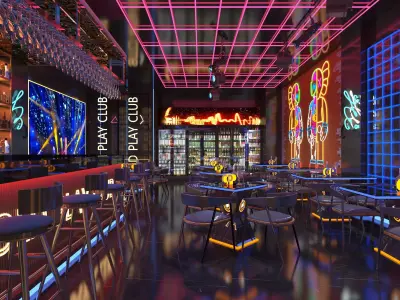 Night Club 3D model