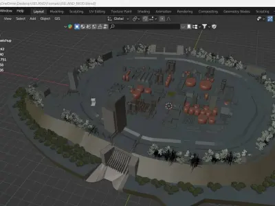 ISLAND OUTPOST 3D model