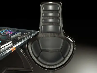 Control panel desk 3D model