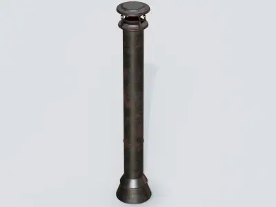 Roof Vent 22 Low-poly 3D model