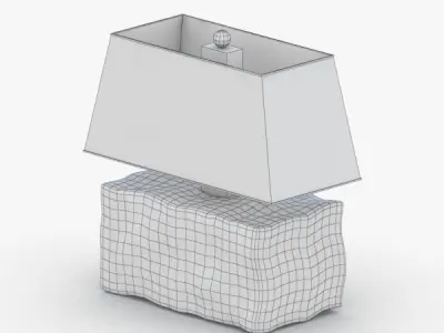 1392 - Table Lamp Low-poly 3D model