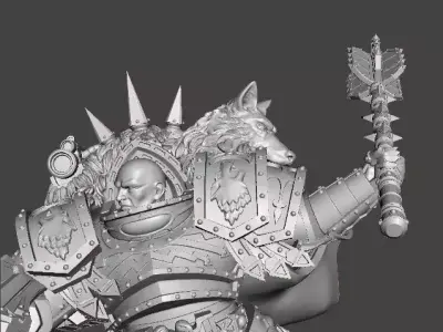 FIRST SON MINIATURE MODEL FIGURE FOR SCIFI GAMES RPG WARGAMES 3D 3D print model