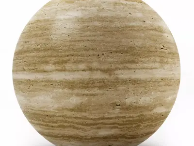 Classic Dark Travertine Stone Texture