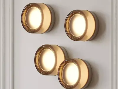 Dimple Smoke Sconce by Rich Brilliant Willing 3D model