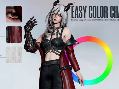 Street Demon - Game Ready Low-poly 3D model