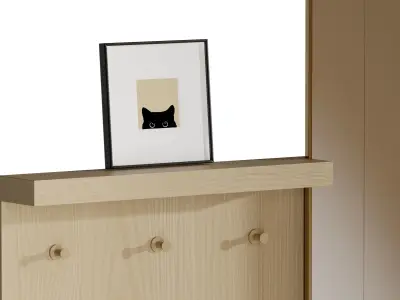 Composition in the hallway 3D model purchase