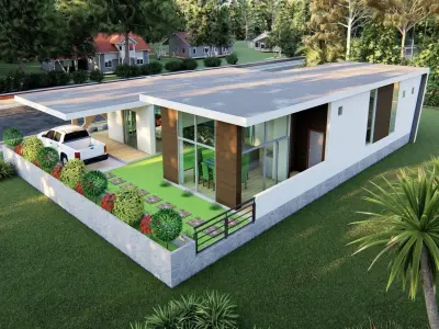 3D HOUSE INTERIOR AND EXTERIOR DESIGN 3D model