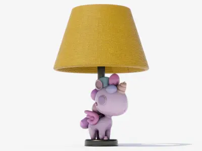 Lampshade 02 Low-poly 3D model