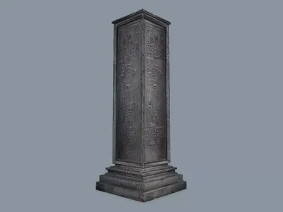 monolith Low-poly 3D model