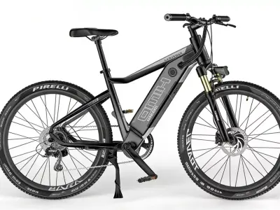 Electrically assisted bicycle 3D model