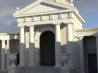 Tuscan Doric Temple 3D model