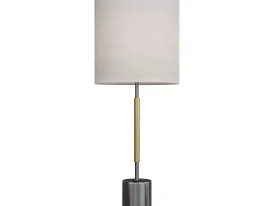 CYLINDER TALL USB TABLE LAMP Low-poly 3D model