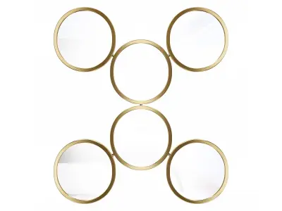 Mirror in a metal frame GZ-M1073 3D model