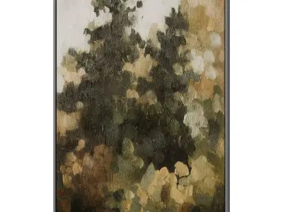 Abstract Painting Frame set 3D model 671