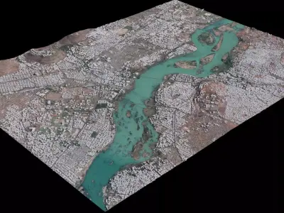 Bamako - Mali 3D model
