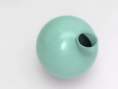 Lue Vase Low-poly 3D model
