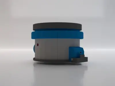 Sci-Fi Dropper 02 Low-poly 3D model