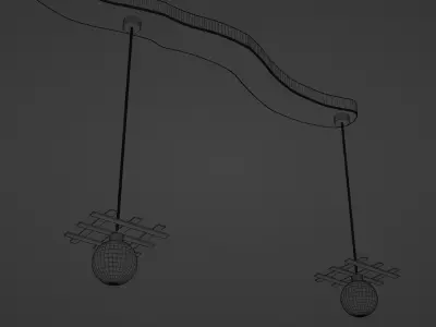 Pendant light 1 Free 3D model