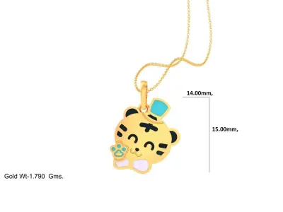 Kids Pendant - 98 3D print model