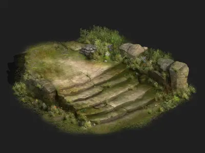 Game Model - Kashayana Trail Forest Hill Road 3D model