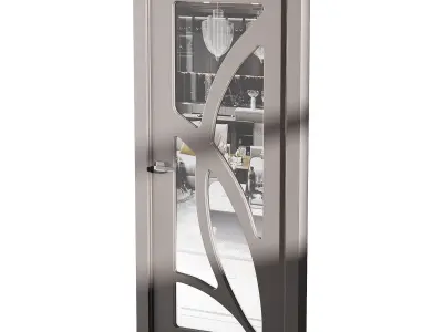 Modern entrance door 71 3D model
