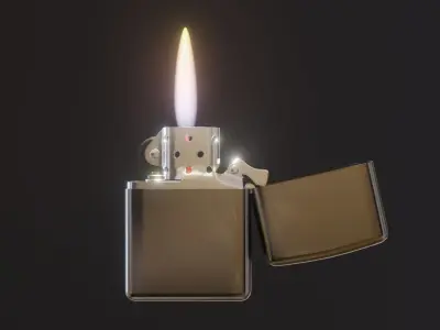 Zippo lighter 3D model
