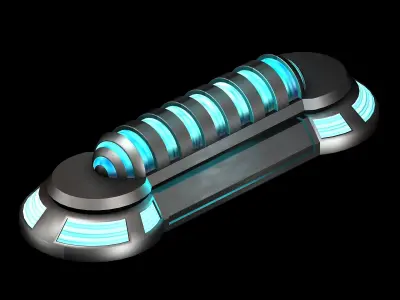 Satellite City Objects - Battery 11 3D model