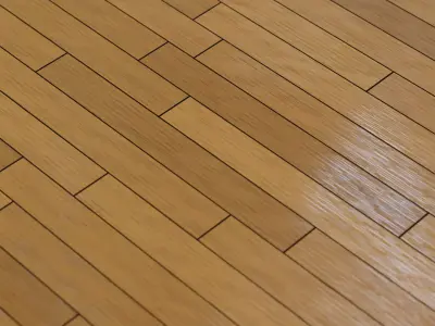 Procedural 3D Wooden Floor 3D model
