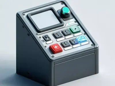 SciFi Control Panel LowPoly Low-poly 3D model