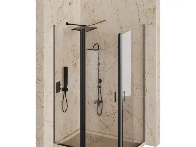 Shower cabin 05 3D model