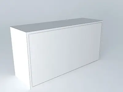 Chest of Drawers DOORS HKOM4S 9 17 BRW Milano Oak 3D model