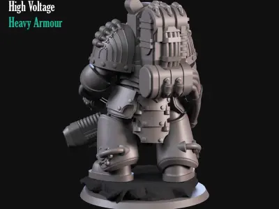 High Voltage 3D print model