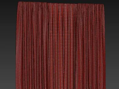 Curtains 04 3D model